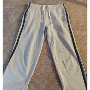 American Eagle Sweatpants women Small Gray Relaxed Fit Drawstring Pockets
